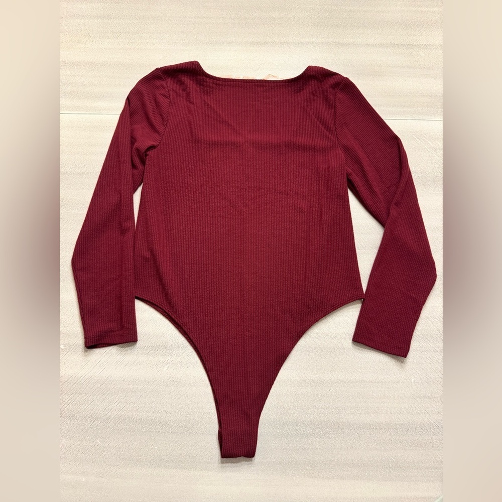 A New Day Woman’s Ribbed Square Neck Bodysuit - Picture 4 of 4